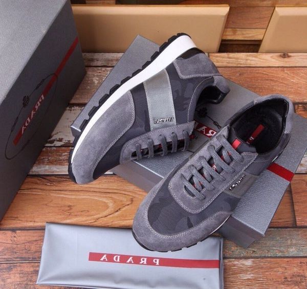 

duping520 grey running shoes men dress shoes moccasins loafers lace ups monk straps boots drivers real leather sneakers, Black