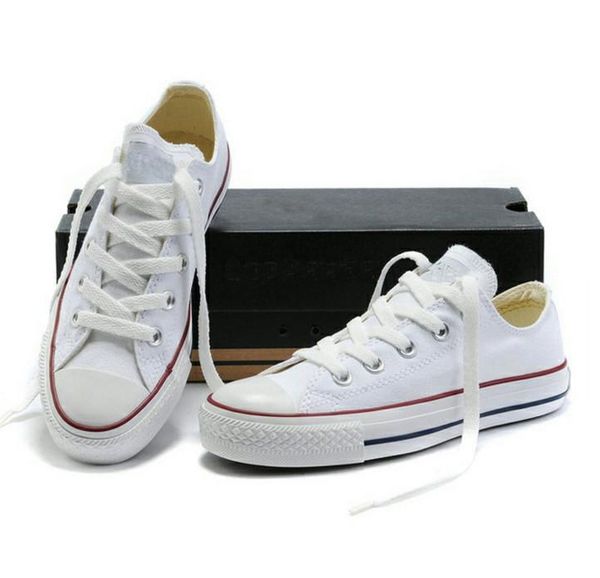 

2020 original casual shoes for women men triple white red black blue stripe platform canvas walking skateboard sneakers shoe canvas loafers