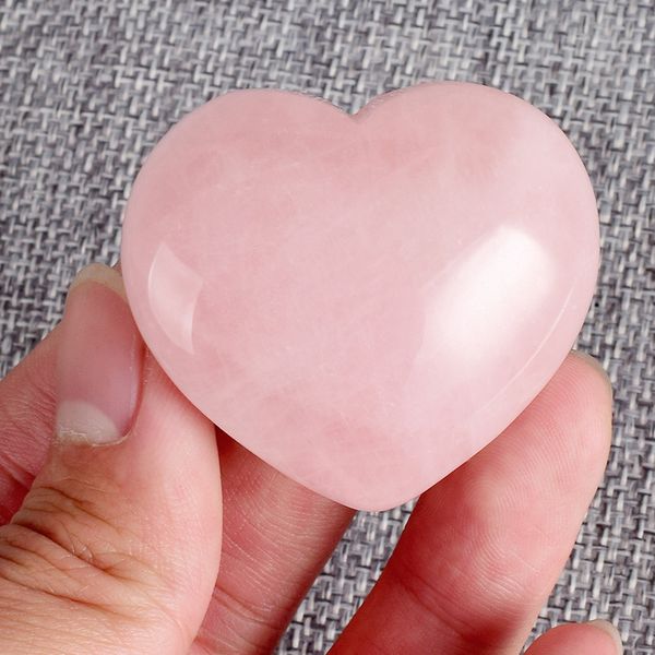 

природный розовый кварц в форме сердца розовый кристалл любовь healing gemstone lover подарков камень кристалл сердца драгоценные камни свад