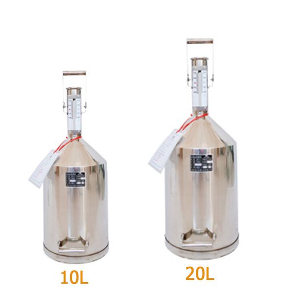 

standard stainless steel metal measuring can and proving tank volumetric fuel volume calibration can oil measuring cans