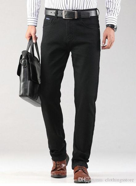 

amn italian classic brand jeans mens designer pants fashion casual pants luxury loose pants trend slim jeans business jeans, Blue