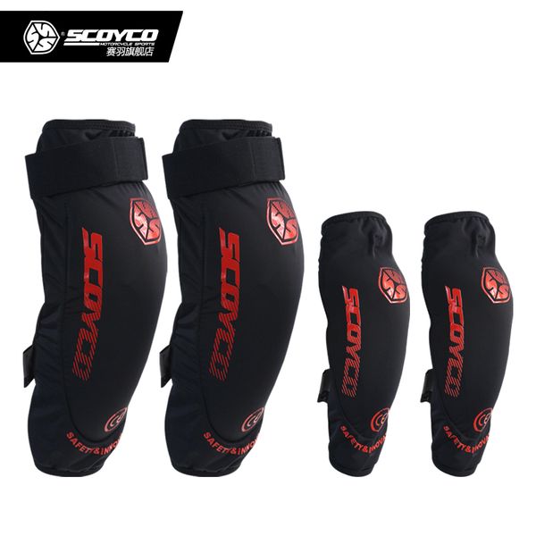 

scoyco k18h18 motorcycle protective kneepad knee elbow protector equipment joelheiras de motocross ce approval guards racing