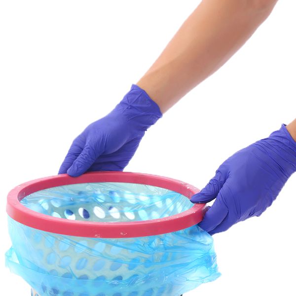 

new disposable nitrile latex gloves 3 kinds of specifications optional anti-skid anti-acid gloves b grade rubber glove cleaning gloves
