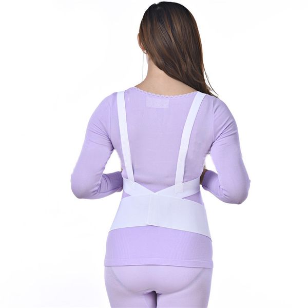

women maternity belt care pregnancy support safety waist abdomen band belly l319, White