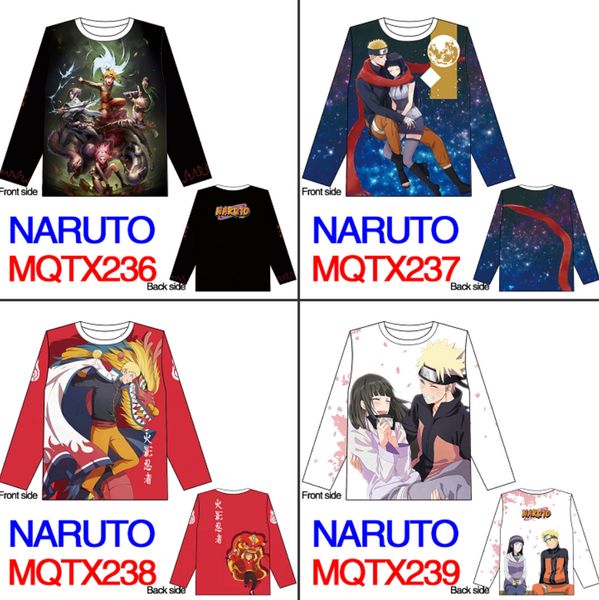 

new anime naruto0 uchiha sasuke o-neck t-shirt colours 3d printing long sleever cosplay clothing teenager fashion leisure, White;black