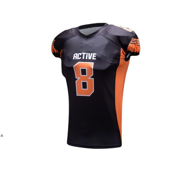 

2019 mens new football jerseys fashion style black green sport printed name number s-xxxl home road shirt afj001218b1y, Black;red