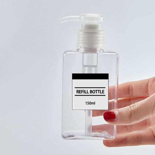

storage bottles & jars 150ml clear foam pump bottle 30ml spray soap foaming mousses liquid dispensers household for children's health