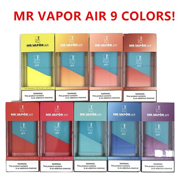 

Newst MR VAPOR воздуха Одноразовая Vape Устройство Puff P Упаковка Pod Starter Kit 280mAh Аккумулятор 1,3 мл Картриджи Mrvapor Ecig Пустой испарить