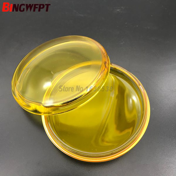 

for mitsubishi l200 outlander pajero colt triton asx 2pcs/set round diameter 90mm fog lamps lights tempered glass anti-fog glass