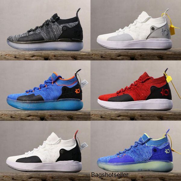 

2020 new kd 11 royal mammary cancer black moon kid university red kevin durant basketball shoes kd11 sneakers size7-12