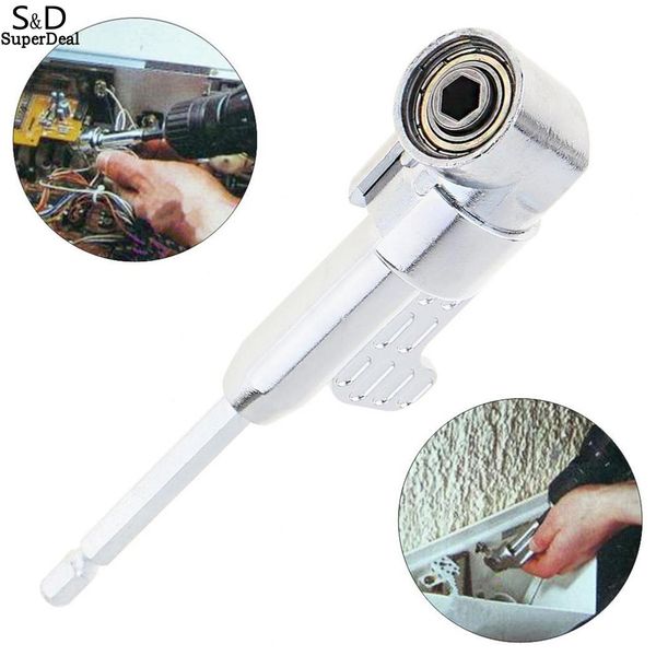 

electric power extension angle 1/4 screwdriver silver all for right bit 105 attachment drill suitable degree drill hex