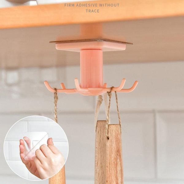 

kitchen hook accessories bath hook wall mounted 360° rotating coat hanger may#05