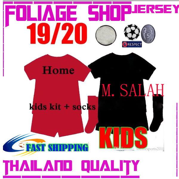 

19 20 m alah kid kit occer jer ey home 2019 2020 alah champion league firmino mane goalkeeper boy ali on 1 a becker football hirt