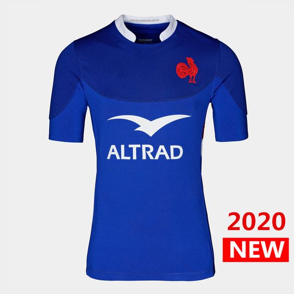 

2020 france home rugby jersey shirt national team france rugby jerseys dhl ing, Black;gray