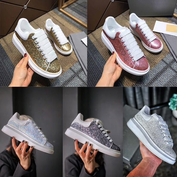 

fashion platform ace classic brand casual shoes chaussures womens sneakers mc queens soles designers alexanders mcqueens dress sh0262#, Black