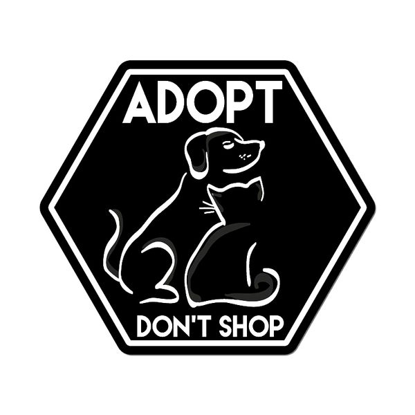 

17.1*15.1cm adopt don't shop pet cat dog animal lover rescue car sticker decal cute and interesting fashion sticker decals