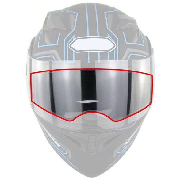 

motorbike helmet accessories durable adhesive anti fog safe easy install transparency universal clear film sticker lens visor