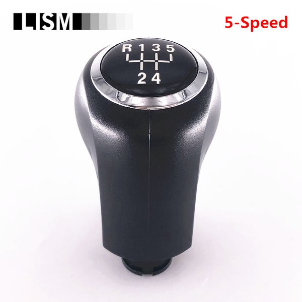 

5 speed chromed mt gear shift knob for astra h iii iii 3 5 zafira b corsa d for vauxhall gearshift lever stick head ball