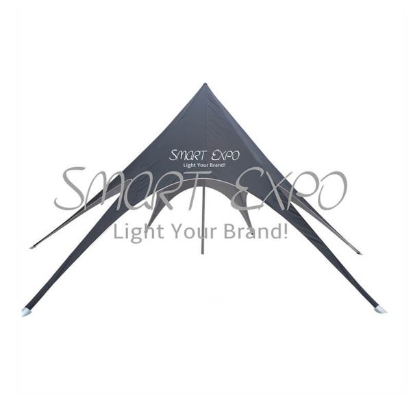 

dia10mx h5m outdoor gazebo canopy hexagon star garden pavilion waterproof tent with 600d tension fabric tent frame