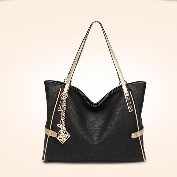 

women tassel leather handbag shoulder crossbody bag tote messenger satchel purse