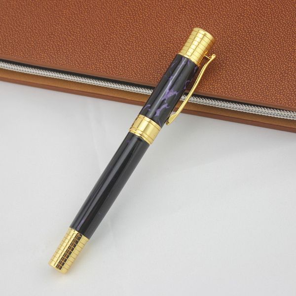 

dikawen brand 8038 0.5mm nib ink pen metal construction carved designs golden special office stationery gifts fountain pen