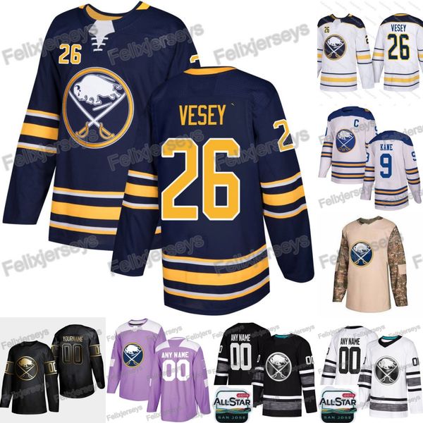 

26 Jimmy Vesey Buffalo Sabres Colin Miller Jack Eichel Dylan Cozens Zemgus Girgensons Rasmus Dahlin Sam Reinhart Johan Larsson Kyle Okposo