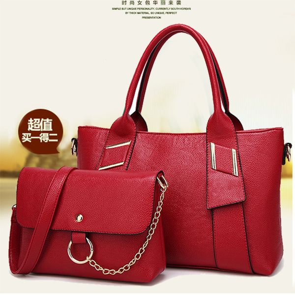 

season woman package ma'am hand bill of lading shoulder messenger child and mother package litchi a wide range of patterns and tides pa