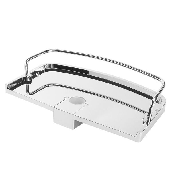 

bathroom pole shelf shower storage caddy rack organiser tray holder, dia 24mm