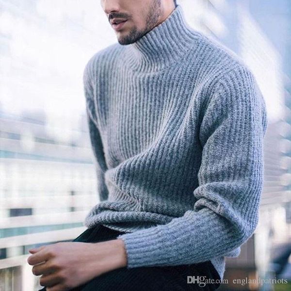 

mens fashion designer pure sweaters turtle neck long sleeve mens sweaters solid color males pullover casual sweaters, White;black