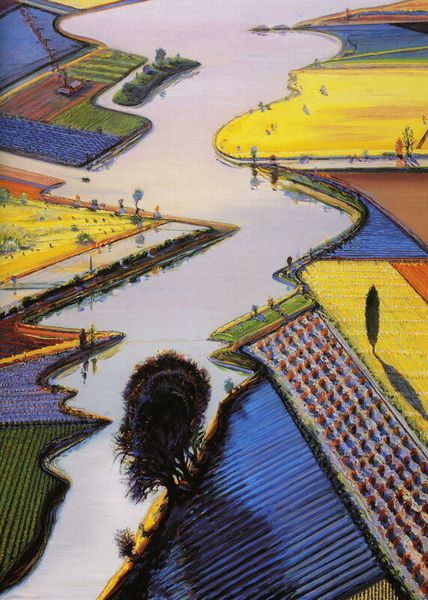 

Wayne Thiebaud Landscape Home Decor Handpainted &HD Print Oil Painting On Canvas Wall Art Canvas Pictures 191107