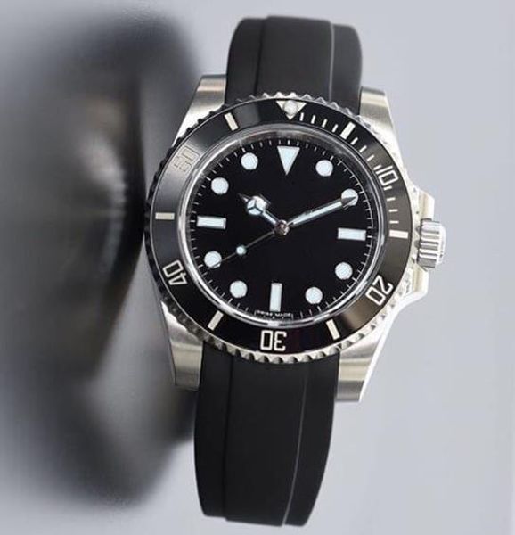 

Men relogio ma culino watche ilver 40mm calendar bracklet folding cla p rubber trap ma ter gift waterproof watch