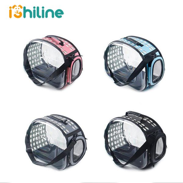 

portable cat bag pet cat carrier bag transparent breathable travel parrot dog bird backpack kitten carrying cages