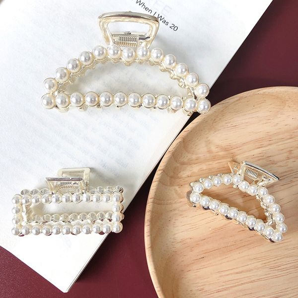 

all-alloy hair jewelry simulated pearl hair rhinestone hairclips bridal wedding accessories sweet rhinestone headwear, Golden;silver