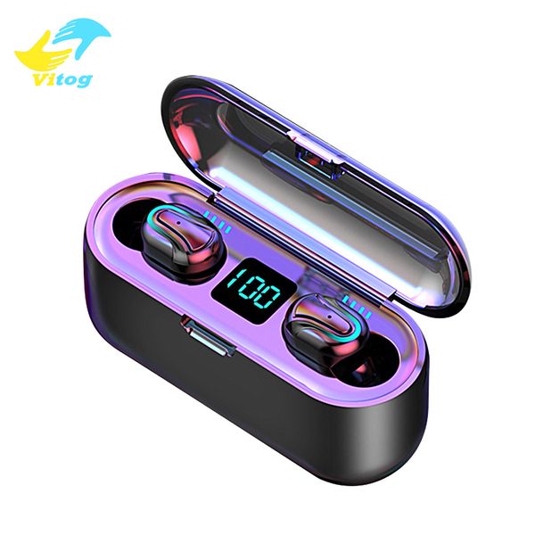 

Hbq q32 1 bluetooth earphone 5 0 tw headphone life waterproof hd wirele earbud noi e cancelling gaming head et with led power di play