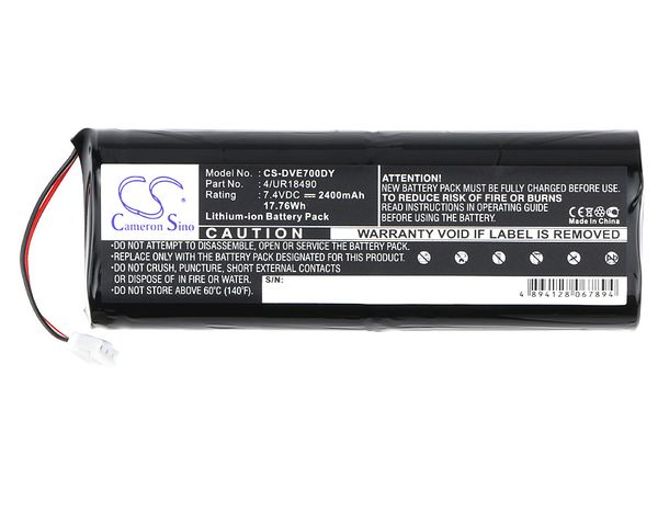 

cameron sino 2400mah battery 4/ur18490 for sony d-ve7000s