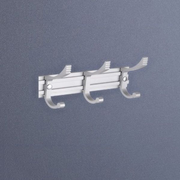 

space aluminum hook wall hanger coat hat clothes robe holder bathroom towel rack