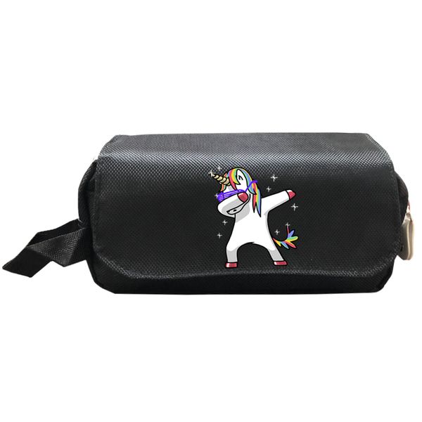 

dab unicorn pencil case kids gifts stationery storage boys girls large capacity school supplies beautiful students pen bag