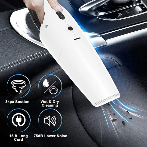 

novel-8000pa handheld car vacuum cleaner strong power suction portable wet dry vacuum cleaner wired for auto
