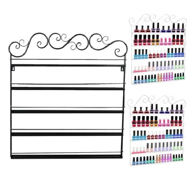 

ретро железный лак для ногтей дисплей стенд cosmetic nail shop выставка шельф макияжа организатор хранения настенный стеллаж