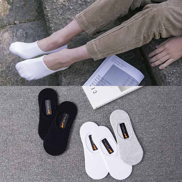 

mens summer socks solid color white black grey ankle sports athletic socks
