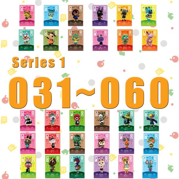 

animal crossing card amiibo printed nfc card совместимость пик из списка серия 1 (031 до 060