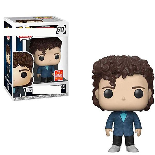 

cute 2019 new arrival funko pop tv stranger things dustin snowball dance #617 2018 limited edition toy