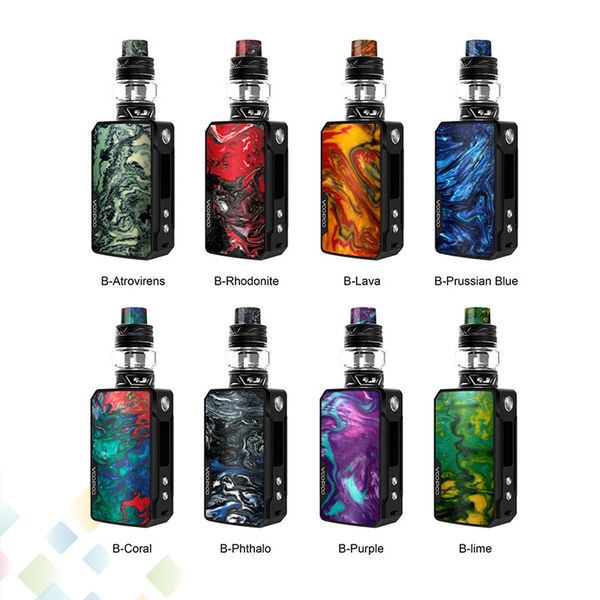 

Authentic Voopoo Drag Mini Starter Kit 117W Built-in 4400mAh Battery With UFORCE T2 Tank Vape E Cig DHL Free