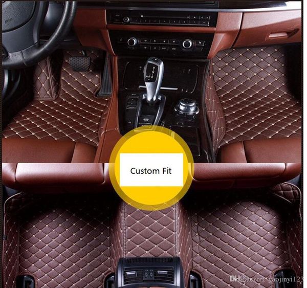 

diamond style designed 5d leather car floor mats for mercedes benz gla250 2015