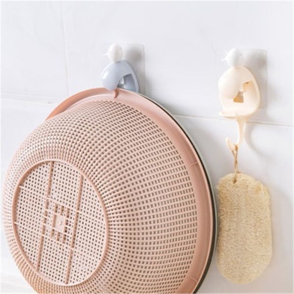

kitchen bathroom multifunction basin hook coat hat clothes rack home storage tools