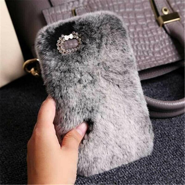 

factoryprice brandnew cute fluffy rabbit hair fur phone case for iphone 7 x xs max 6 8 plus 11pro max for iphone 11 cover