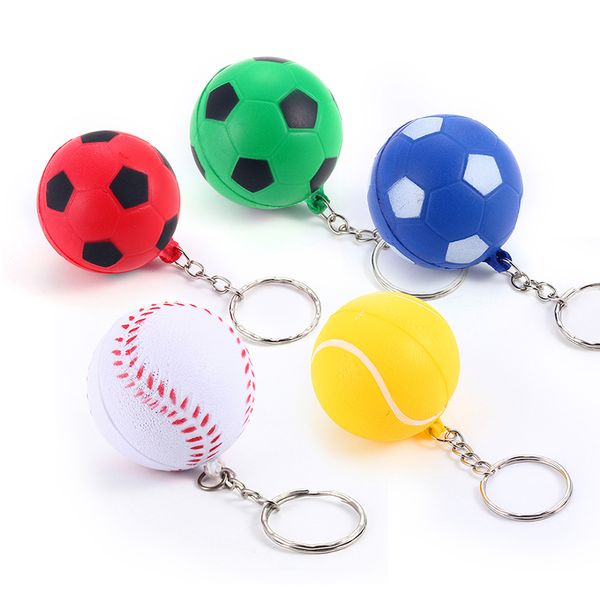 

new sports football key chains soccer ball pendant keyring keychain for men boy football fans sports souvenir gift, Silver