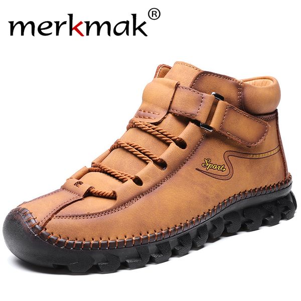 

merkmak brand new men shoes genuine leather casual shoes fashion non-slip sneakers big size 38-48 wear-resistant men loafers, Black