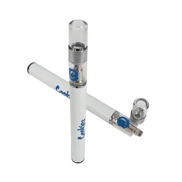 

Disposable Cookies Carts Vape Pen Cartridge Empty Ceramic Dab Pen Wax Vaporizer E Cigarette with Cookies Vape Battery