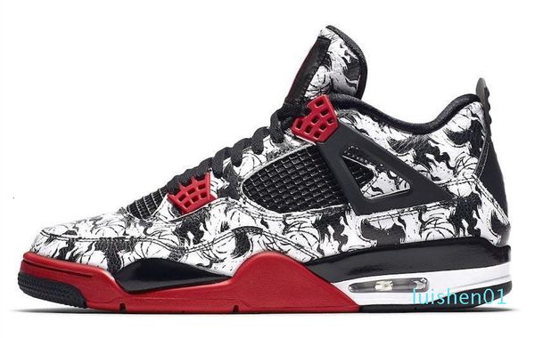 

mens 4s basketball 4 raptors tattoo punch sneakers outdoor men jack pure money pizzeria bluetrainers sports shoes size eur 40-47 ll01
